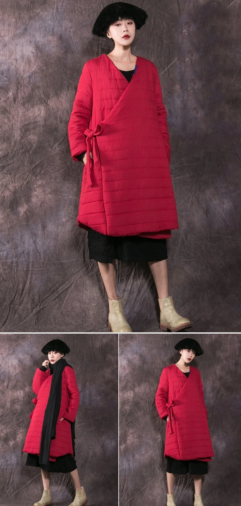 Парка женская зимняя теплая Женская куртка Женская Зима японский стиль уличная женская зимняя куртка AA4373
