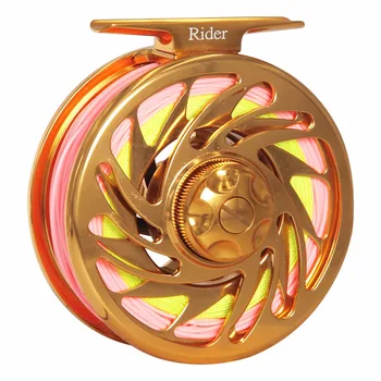 

3/4 5/6 7/8 9/10 WT Fly Fishing Reel CNC Machine Cut Fishing Reel Large Arbor Casting Aluminum Fly Reel Wheel Fishing Tackle