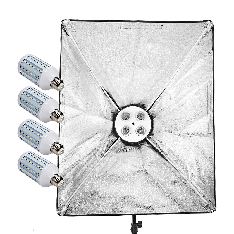 ASHANKS Led Soft box with Light Stand Softbox Set for Photo Studio Photography Lighting Box for DSLR Fotografia E27 Blubs Lamps