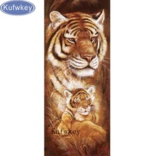 Фото на заказ, 5d diy Алмазная Тигровая вышивка крестиком Алмазная картина льва вышивка кристаллами мозаика 3d Картина из страз