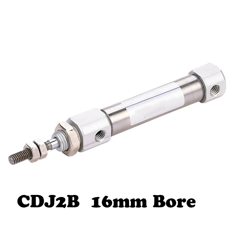 Orificio de 1Pcs 16mm 40mm Mini cilindro de aire neumático CDJ2B16-40-B ictus