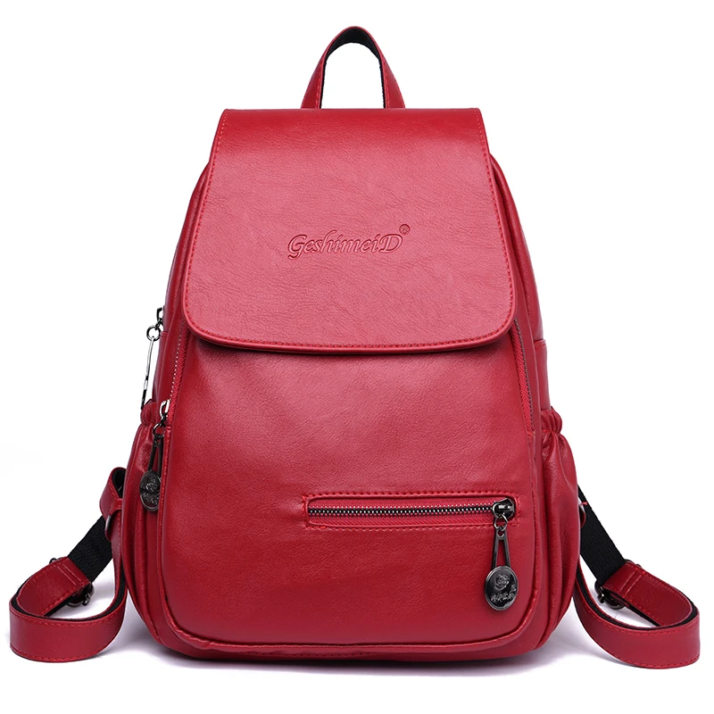 Women Fashion Casual Soft Bags Backpack High Quality Classic Female Backpacks PU Leather School Shoulder Bag For Teenage Girls Women Fashion Casual Soft Bags Backpack High Quality Classic Female Backpacks PU Leather School Shoulder Bag For Teenage Girls