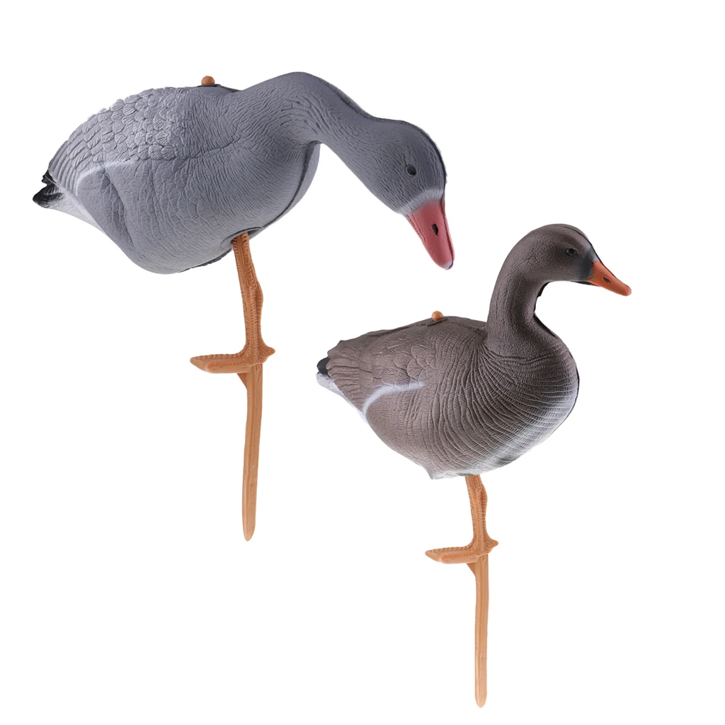 2x Full Body Goose Hunting Decoys Decoying Lawn Ornaments Decors hunting accessories