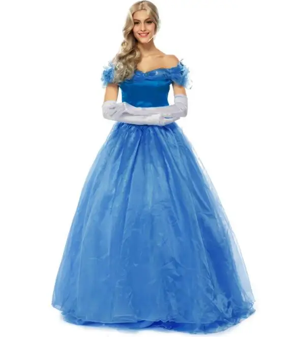 Princess Anna Elsa Queen Girls font b anime b font font b cosplay b font Dress