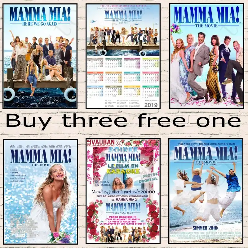 Mamma Mia Movie 2 Sided Original Advance Amanda Seyfried