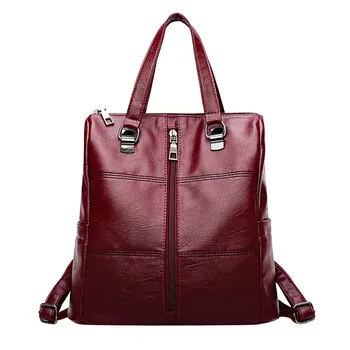 

2019 Fashion Women Backpack High Quality Youth Leather Backpacks for Teenage Girls Female School Shoulder Bag Bagpack Mochila