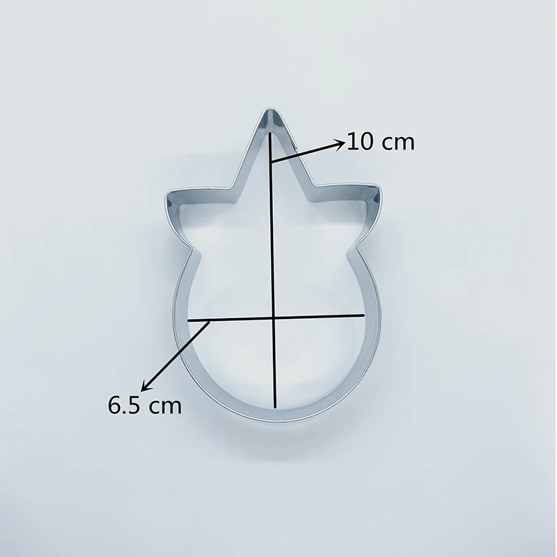 KENIAO Unicorn Face Cookie Cutter for Kids Birthday Party Cutters - Biscuit / Pastry / Bread Cutter - 6.5x10cm - Stainless Steel - Image 2