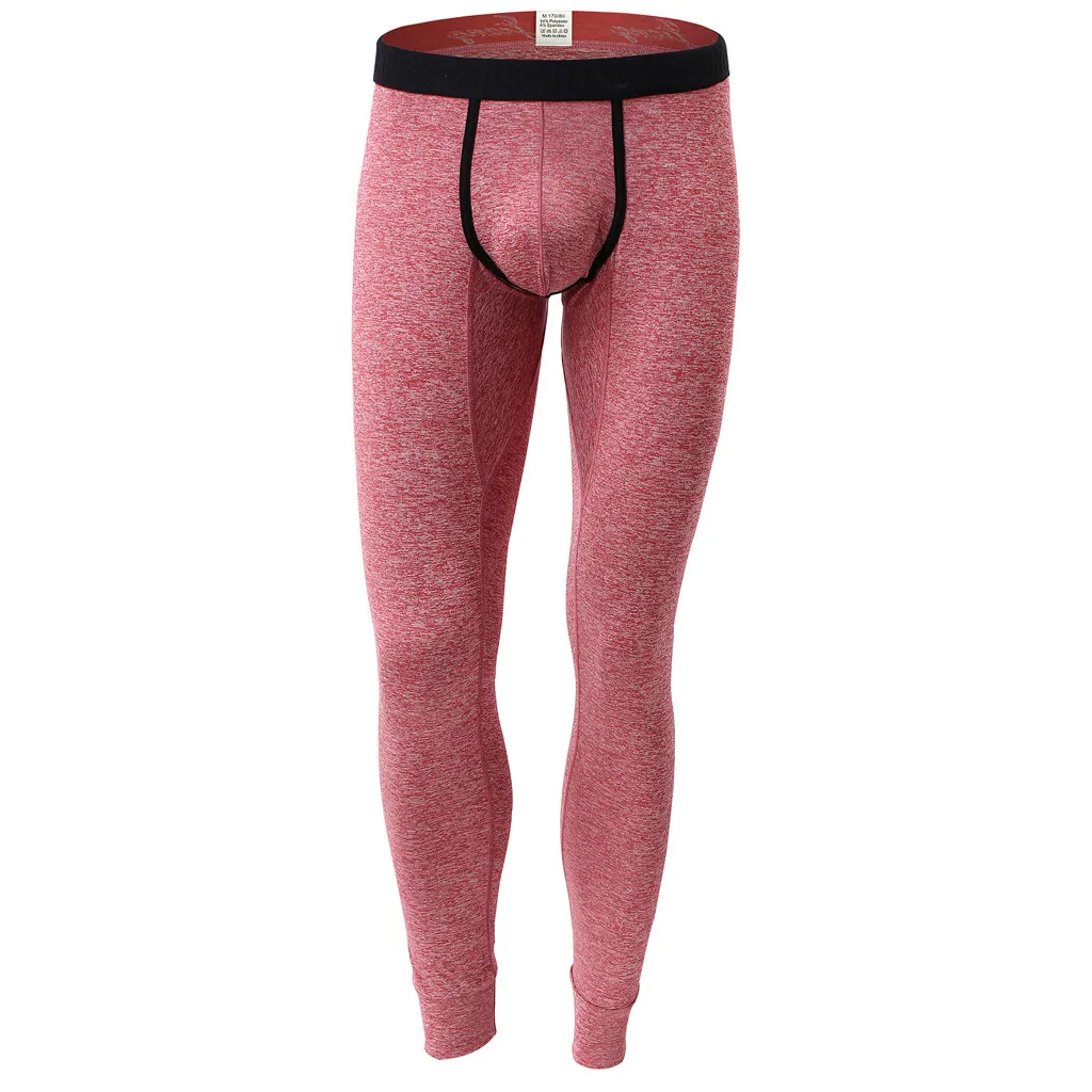 

Fashion Men's Autumn Winter Comfortable Thermal Warm Fitting Bottompants Leggings Pants hip hop 2018 W311