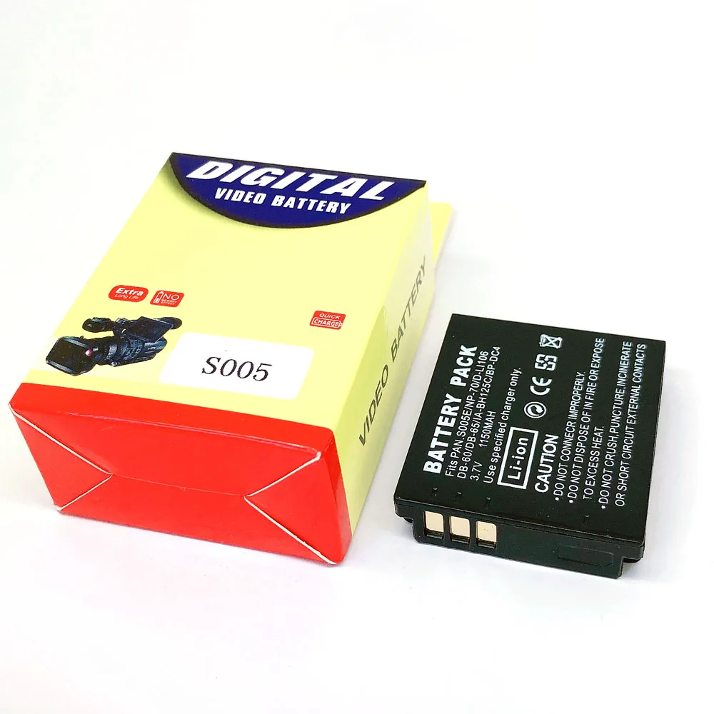 

CGA-S005E CGA S005 S005A S005GK DMW-BCC12 DB60 NP70 BP-DC4 Battery For Panasonic DMC-FX180 LX2 LX3 FX8 FX9 FX10 FX12 FX50 FX100
