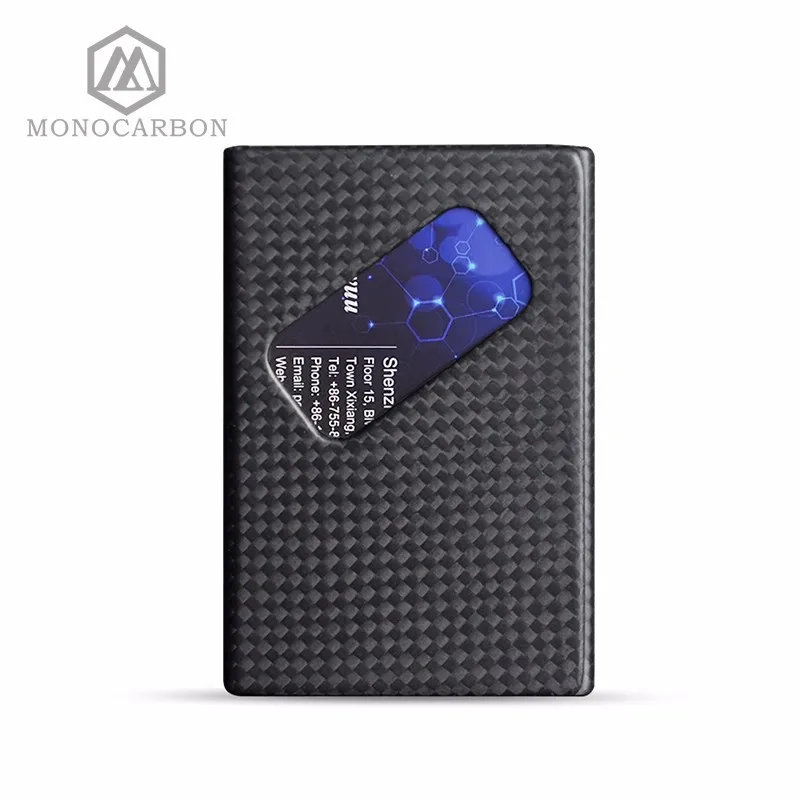 matte carbon fiber name card holder2