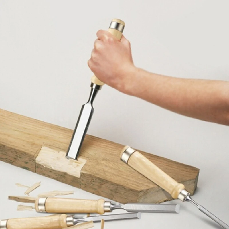 12PCS/Set Assorted Wood Working Carving Chisels Tools Skew Sculpting Tool Set Wood Carving Tools Chisel Set Knives