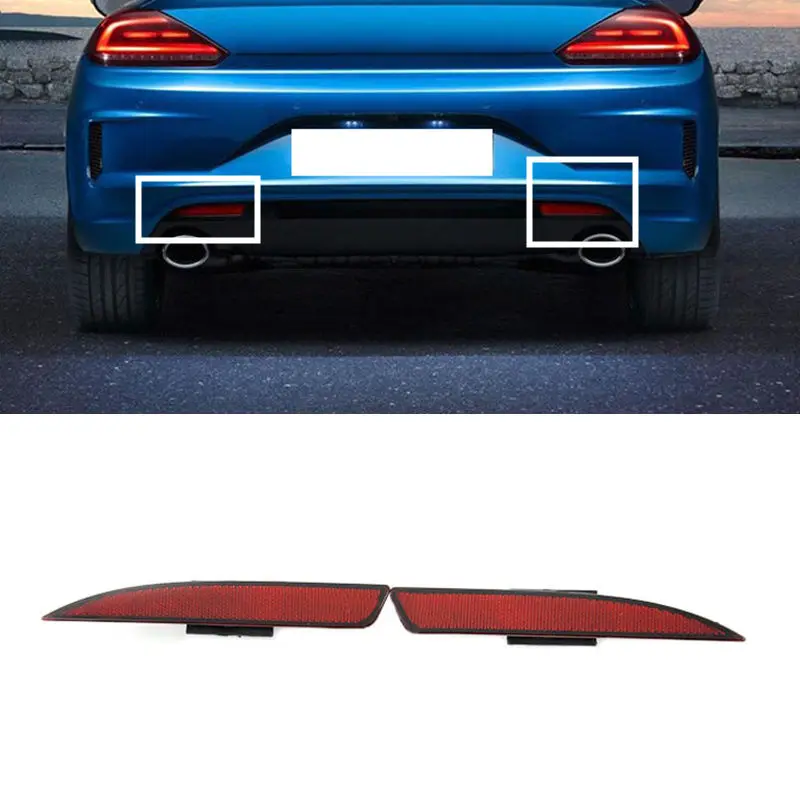 Для Volkswagen Scirocco 2011 2013 2015 2016 2 шт. задние противотуманные фары без отражателя лампы |