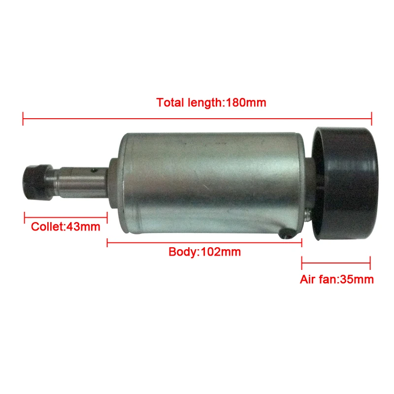 ЧПУ machine tool ER11 300 Вт DC шпинделя 52 мм зажим Драйвер шагового двигателя Питание фрезерный станок комплект