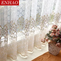 Floral Modern Sheer Tulle Curtains 3