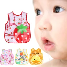EVA детский нагрудник для кормления водонепроницаемый арт мультфильм животное утка обезьяна Фруктовый Цветочный узор смокинг нагрудник полив бурп