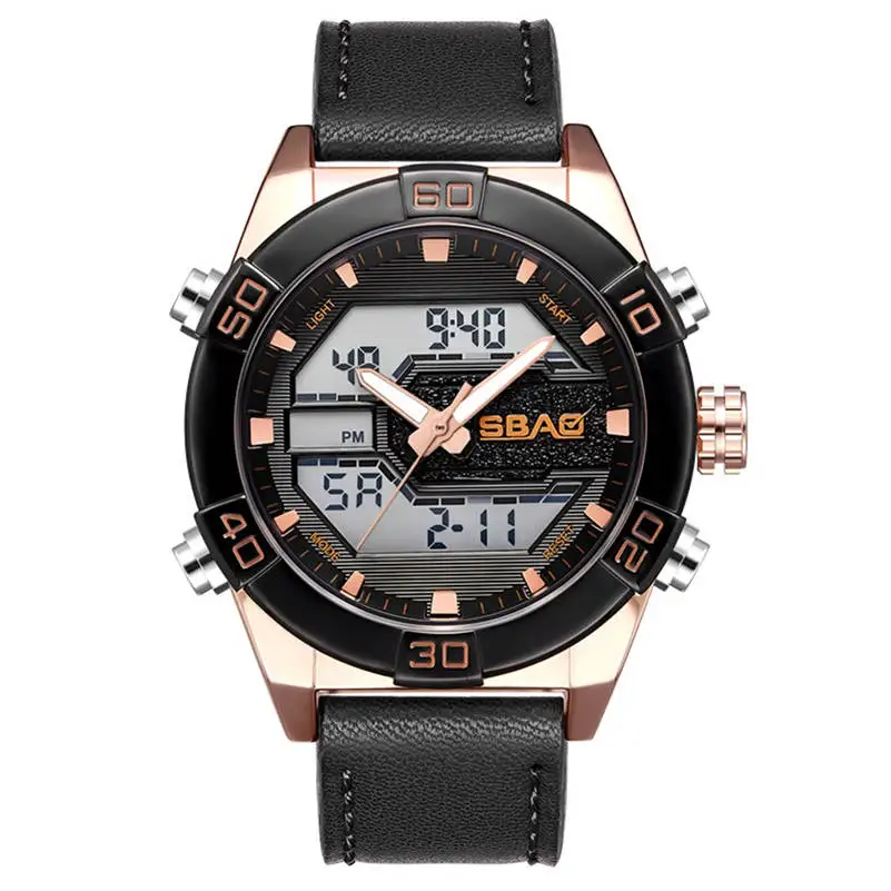 

SBAO Brand Men Outdoor Sports Watches Multi-function Electronic LED Display Watch Waterproof Alarm Clock Relogio Masculino 661S4