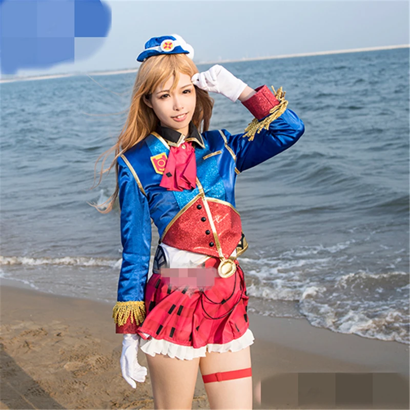 Аниме Love Live Sunshine Aqours Happy Party Train Tour Kunikida Hanamaru костюм для косплея женский на Хэллоуин