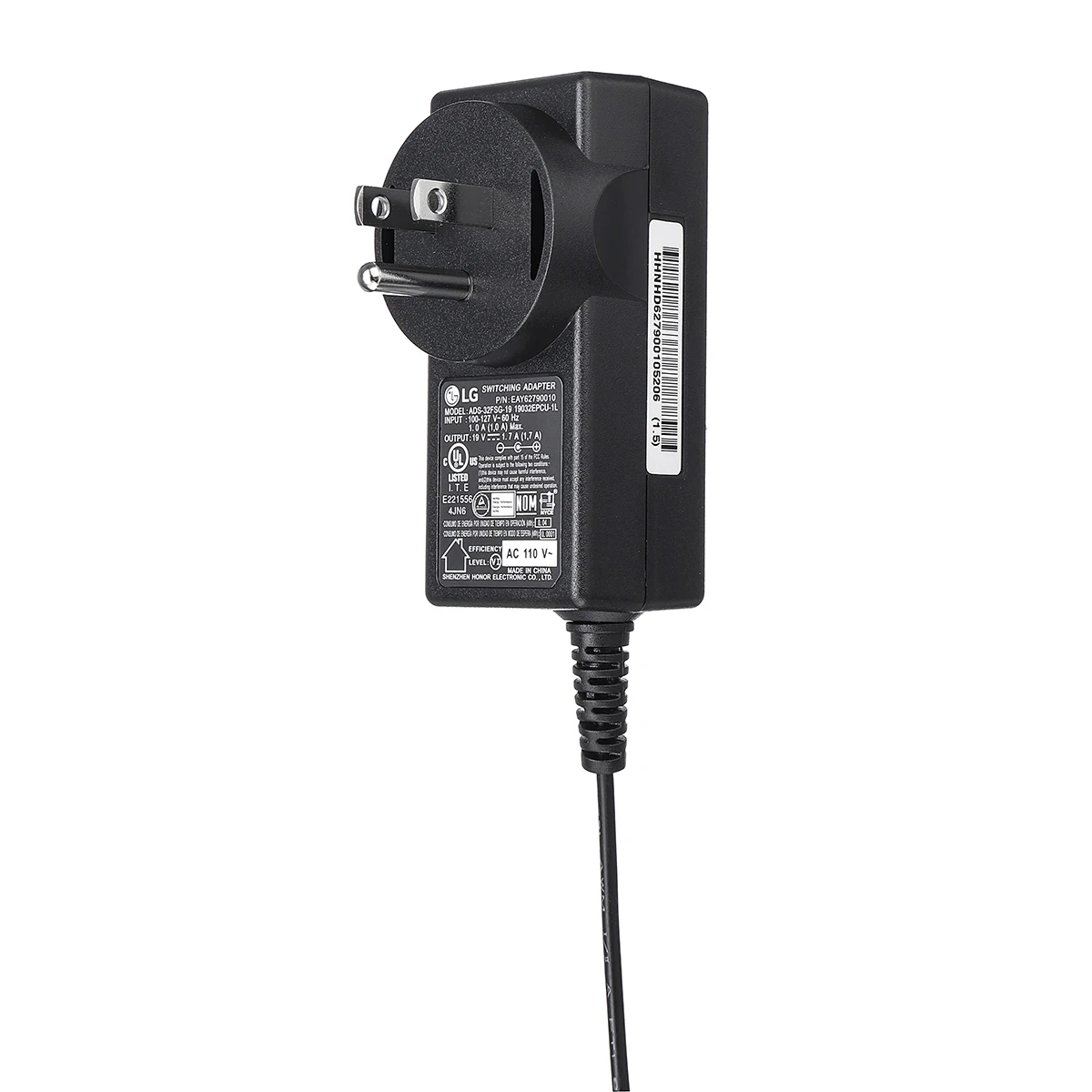 США штекер 19 в 1.7A AC DC адаптер SPU ADS-32FSG-19 19032EPCU-1L для LG светодиодный ЖК-монитор зарядное устройство