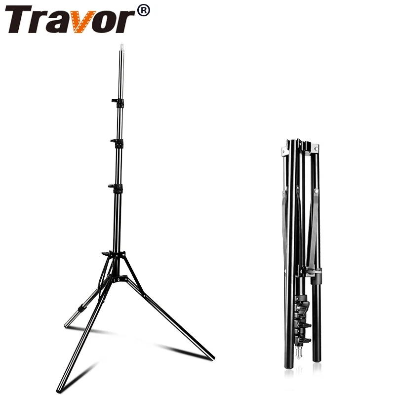 Buy Travor Foldable Light Stand Tripod With 1/4 Screw