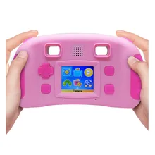 Детская видеокамера, цифровая Спортивная экшн-видеокамера, подарки для мальчиков и девочек, игра, Детская камера с экраном 1,77 дюйма