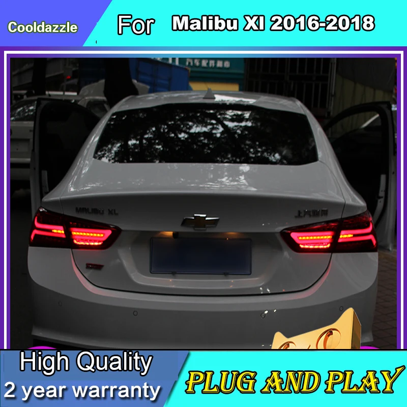 4 шт. стайлинга автомобилей чехол для Chevrolet Malibu XL светодиодный задний фонарь Тай