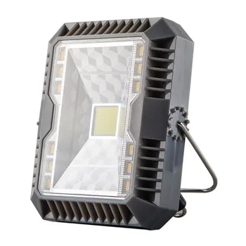 

Solar/USB Rechargeable Outdoor Camping Lantern Light LED Lamp Emergency Light Double Brackets 3W COB Portable Lamp 40AP4