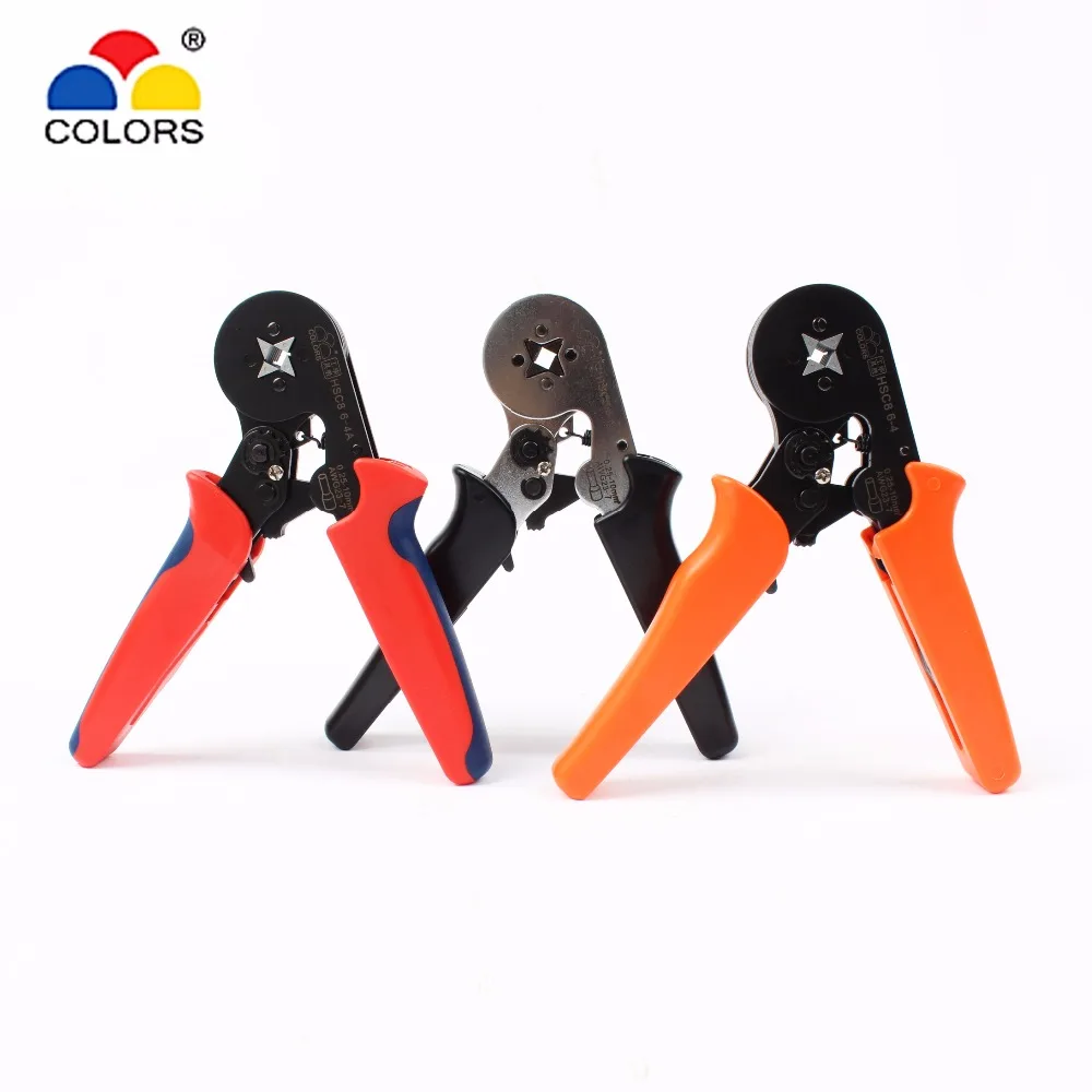 FASEN HSC8 6 4 саморегулирующаяся мини тип обжимные плоскогубцы 0 25 6mm2 прямые Пособия