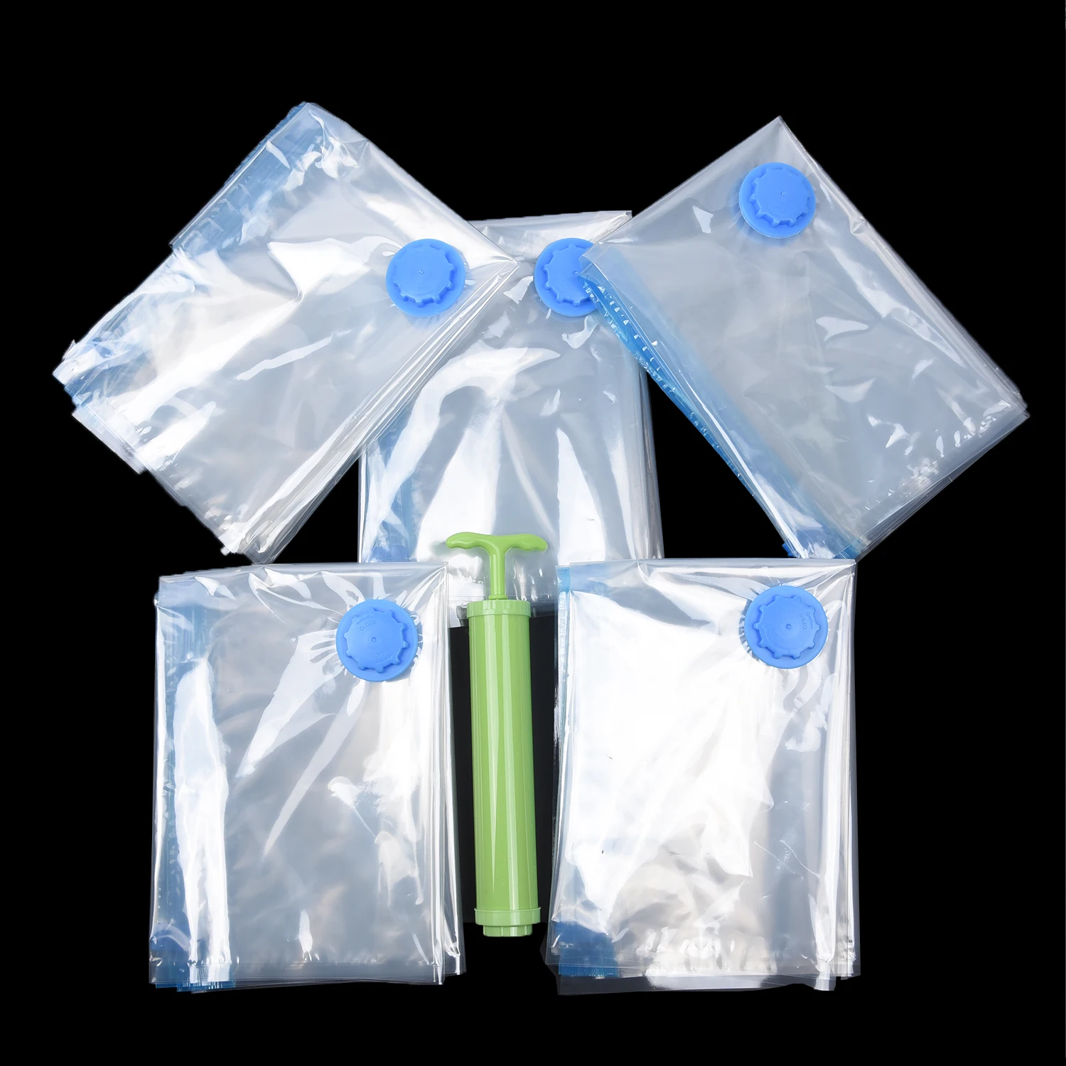 Manual Pump Compressed Bag Storage Clothes Suction Packing Bag