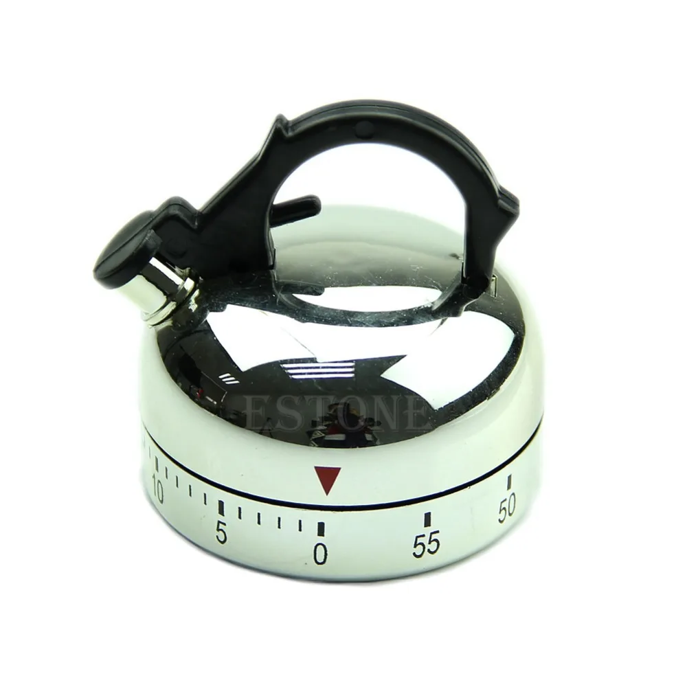 

60 Minute Counting Teapot Kitchen Cooking Alarm Clock Timer good quality