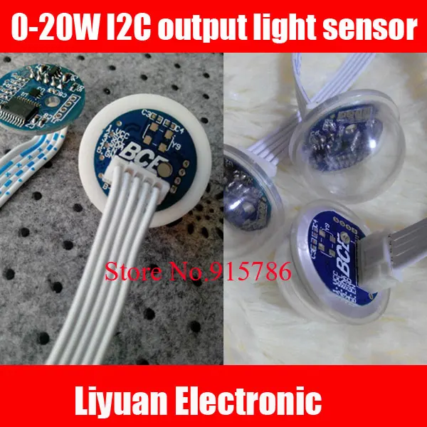 0-200000 датчик света/0-20 Вт I2C выходного света/2 7 В ~ 6 в модуль датчика освещения