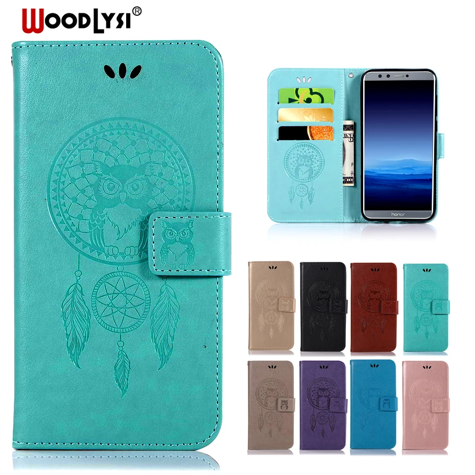 For Coque Huawei Honor 5 7 8 9 V9 V10 6C 6CPro 6X 5C Lite Cover Luxury Leather Wallet Flip Case For honor 7X 9i Phone Case Coque