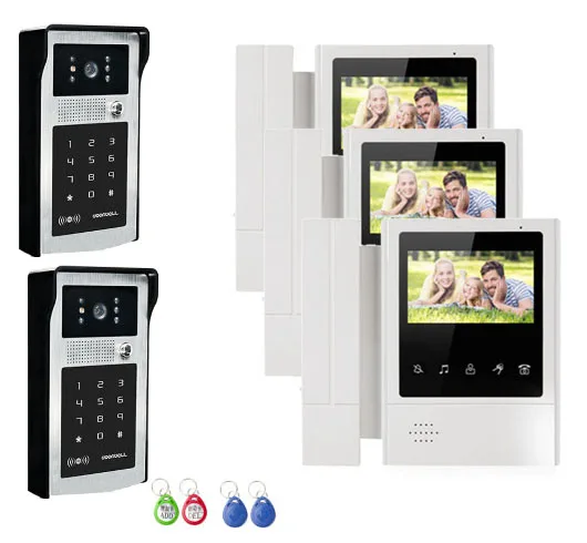Us 289 8 8 Off Xinsilu New Arrival Intercom System Doorbell 4 3