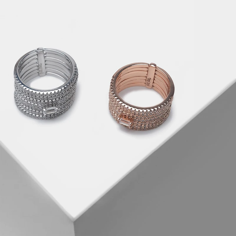 Бутик amorita круглое многослойное дизайнерское модное кольцо