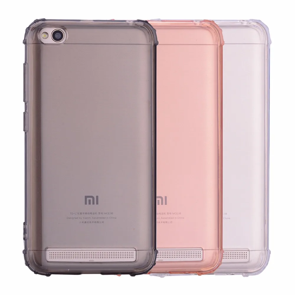 Силиконовая задняя крышка ясно ТПУ мягкий чехол для Xiaomi Redmi 5A сотовый телефон