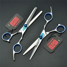 6.0 inch 17.5cm JP KASHO Professional Human Hair Scissors Hairdressing Cutting Shears Thinning Scissors Hair Styling Tools H1003