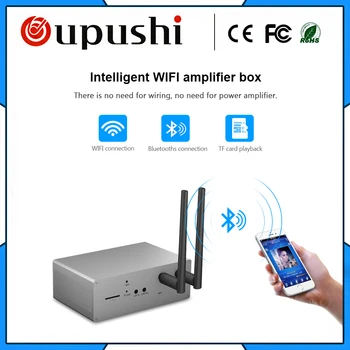 

MUZO Intelligent Wifi Amplifier Box Wifi Module No need Wiring Connection Cellphone App Control For Background Music