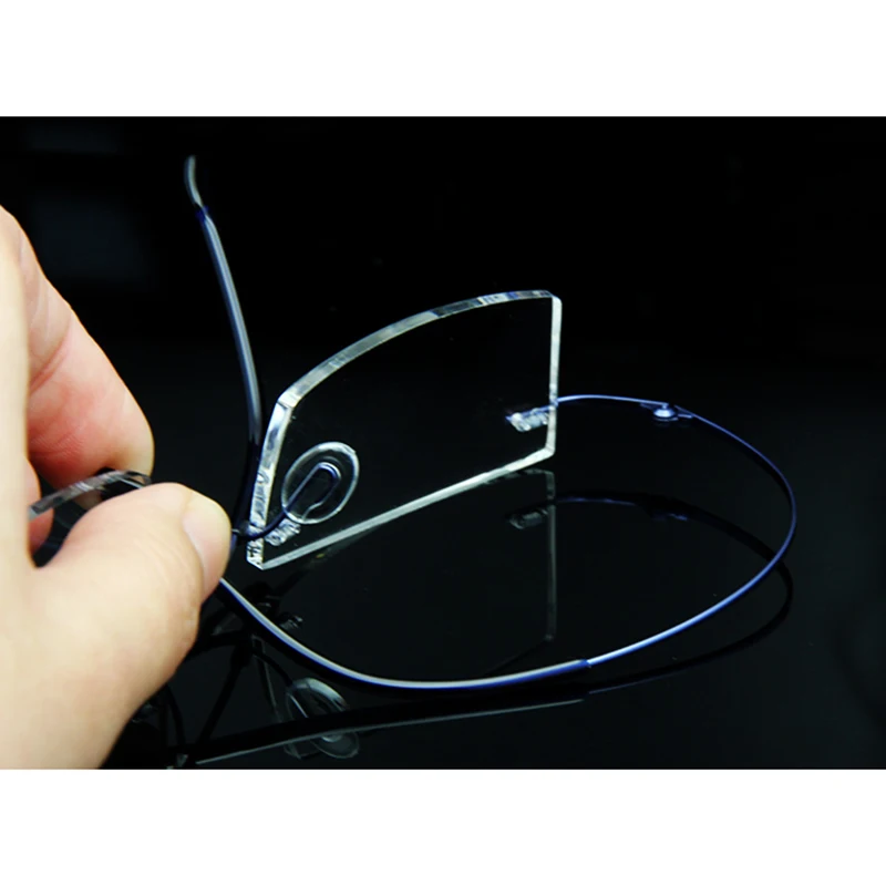 Ceny ESNBIE pamięci tytanowa ramka do okularów mężczyźni bez oprawek Oprawki do okularów óculos de grau mężczyzna kobiet okulary z przezroczystymi szkłami