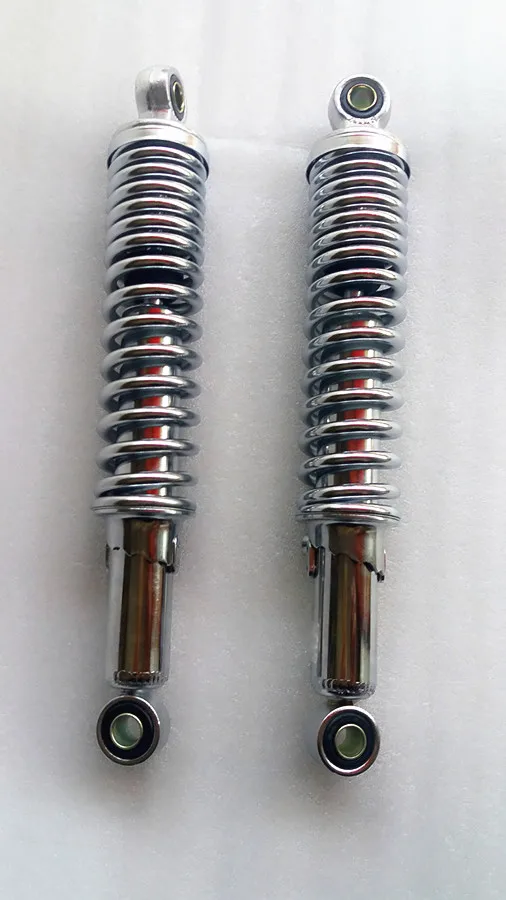 Chrome CG125 300mm /305mm/310mm/325mm 7mm spring Rear Shocks Absorbers for Honda CX500/Yamaha/Suzuki/Kawasaki/Dirt bikes/ATV