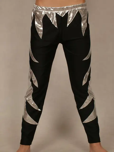 Custom Black Latex Rubber Flames Youth 
