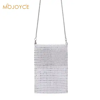 

Rhinestone Shoulder Messenger Handbags Women Small Crossbody Phone Bags Fashion Shoulder Storage Totes Bags For Women Lady