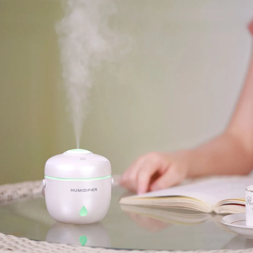 

230ml Rice Cooker LED Glowing Air Aroma Humidifier ESSential Oil Diffuser Aromatherapy Electric Aromatherapy ESSential Oil Aro