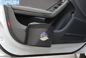 

HO Car Trash Can Garbage Bin Car Door Storage Stowing Tidying for ALFA ROMEO 147 159 156 mito giulietta 166 car accessories