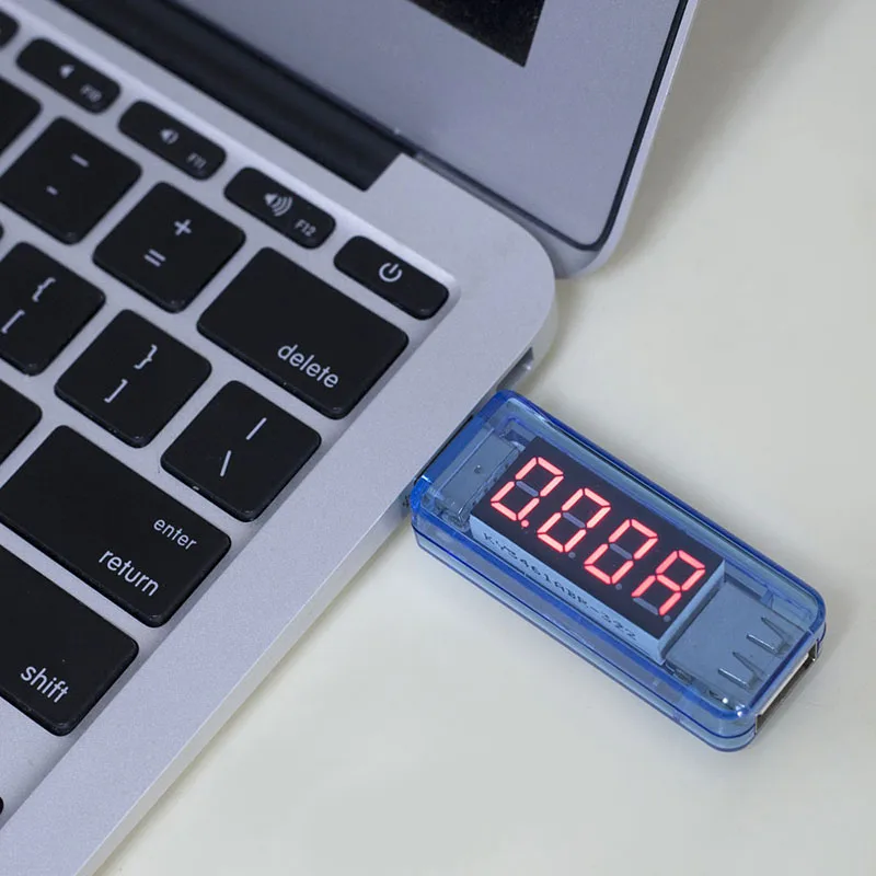 Portable Pocket New Arrival Professional 0.4inch LED 4-Digit Red Display USB Power Charger Voltage Current Tester HR
