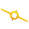 6 pcs/Set PVC Thread Maker Yellow Pipe Threader Tool Set 1/2