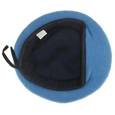 US Army Military Special Forces Wool Beret Blue Cap Hats L-US069