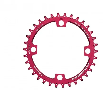 

Fouriers 104bcd chainring circle narrow wide 1x System plato redondo CR-DX003-AH