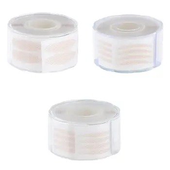

3 Reel Super Invisible Fiber Transparent Double Eyelid Tape Stickers (pack Of 660 Pairs)