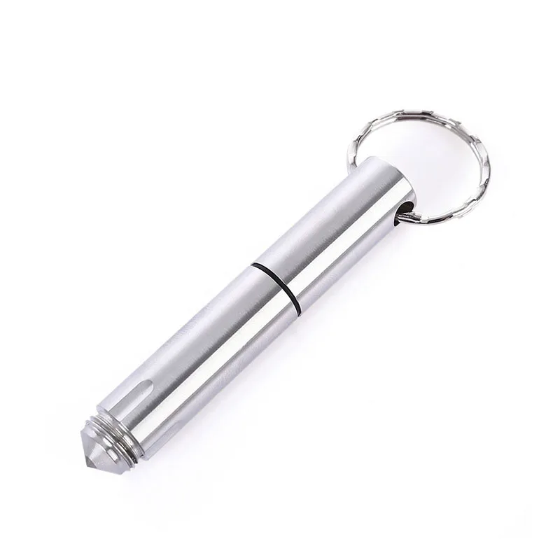 Нержавеющая сталь ЕДК Мини Тактический ручка для защиты ручка Открытый выживания леди самообороны инструмент ключ ручка сломана