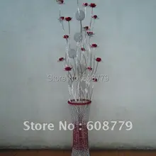 F028- Новое поступление Алюминий ротанговая напольная лампа