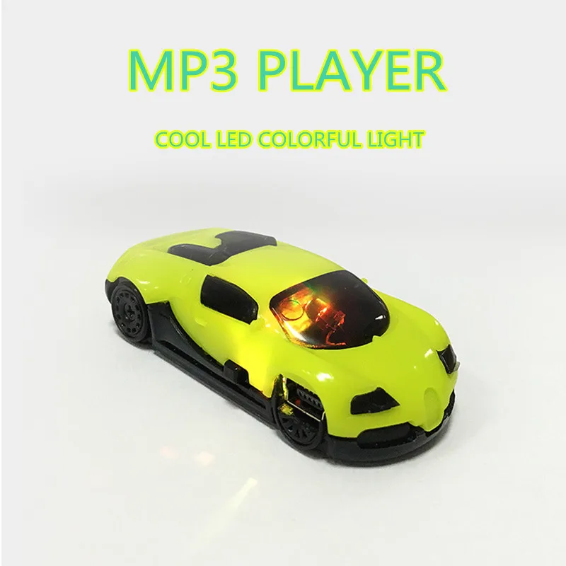 

Mini Car MP3 Player Supporting TF/SD Card with Earphone & Mini USB Portable Sports Music Mp3 Player with Colorful Lights
